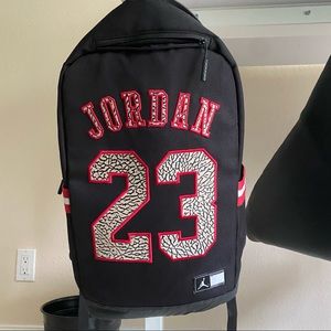 Nike Air Jordan 23 Jersey Backpack (One Size, Black)